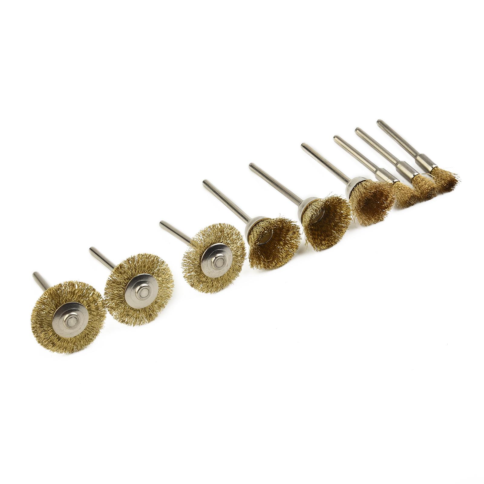 

Wheels Wire brush 1/8 Tools For die grinder Polishing Rotary Shank Drill Removal 9pcs Kit 18mm 22mm Convenient China Mainland