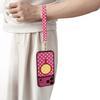 Creative Contrasting Color Polka Dot Magnetic Attraction Is Suitable for Apple 18promax Mobile Phone Case with Lanyard IPhone15 Anti-drop Sheath.