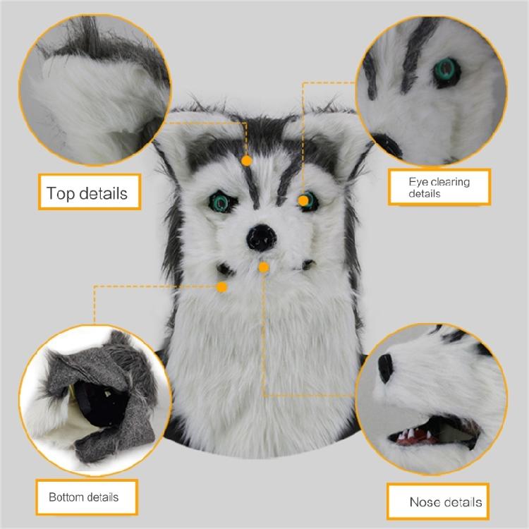 Realistic Mouth Mover Dog Mask Moving Mouth Animal Head Mask Cosplay Costume