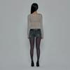 TATTOOED GRAPHIC TIGHTS_CHARCOAL