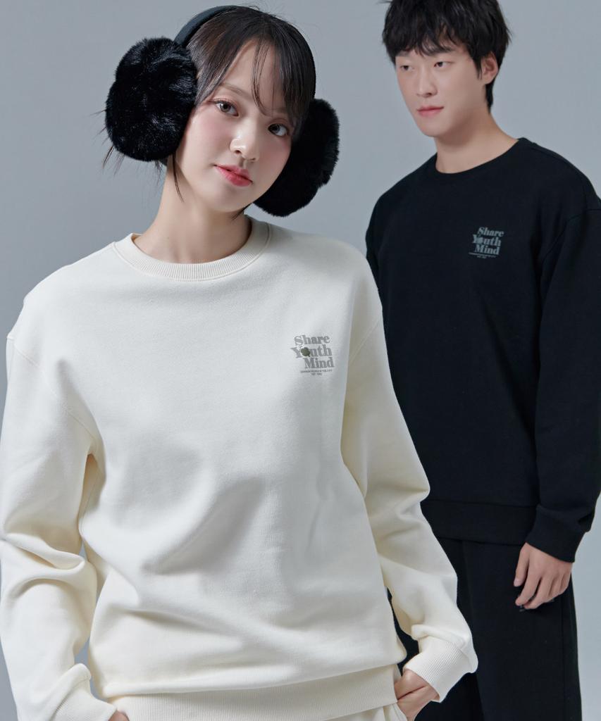 CHASECULT Unisex Chest Graphic Fleece Sweatshirt-Cfzu5106C05