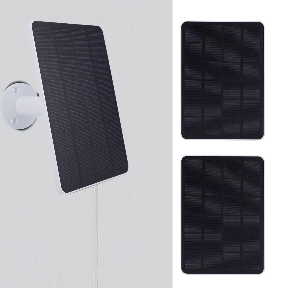 2pcs 4W Solar Charging Panel DC 5V Wireless Camera Solar Panel  For Security Camera