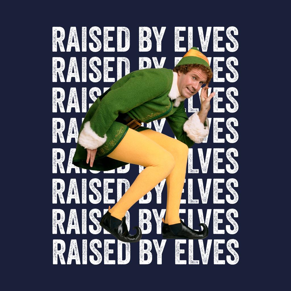 Elf Unisex Adult Raised By Elves Sweatshirt