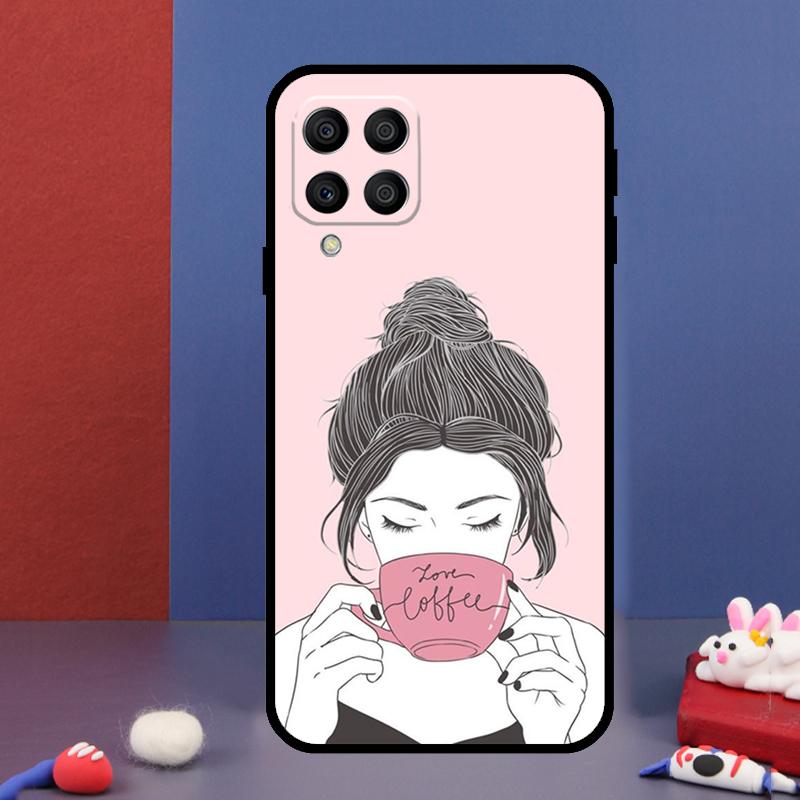 OK But First Coffee For Samsung Galaxy M33 M13 M23 M53 M15 M55 M31 M51 M14 M34 M54 M20 M30s M32 M52 Phone Case