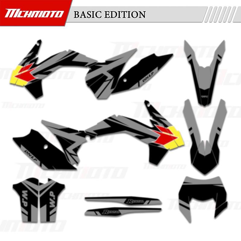 MCHMFG For KTM SX SXF 2007-2025 EXC XCW 2008-2026 Team Motorcycle Graphics Background Decals Sticker Kits