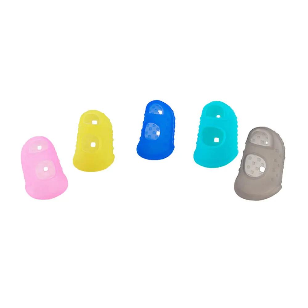 1PC Silicone Guitar Finger Cots Guitar Fingertip Protector Fingerstall Guitar String Finger Guard Guitar Accessories