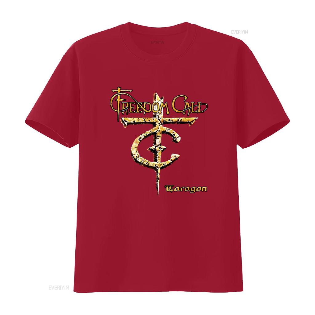 Freedom Call German Power Metal Band Taragon T Shirt S 2XL Long or s vintage Washed Stretched Breathable designer clothes homme