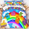 Sunny Bunnies Bedding Set Happy Birthday Cartoon Duvet Cover Kids Bedroom Decor Bed Linen Quilt Cover Pillowcase No Comforter