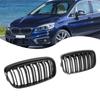 Gloss Black Front Grill Grille Fit BMW 2 Series Gran Tourer F45 F46 2015-2018