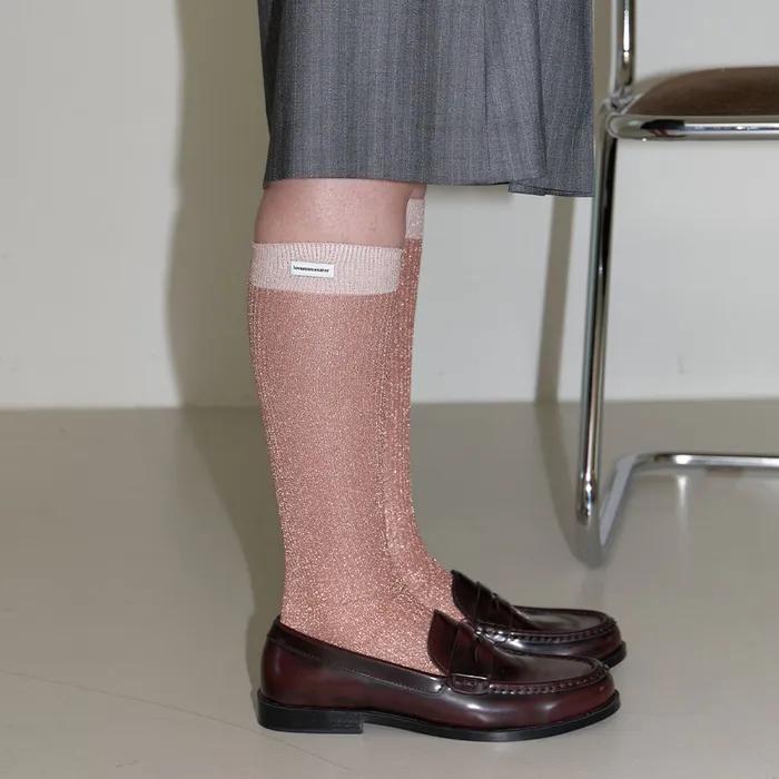 Shining Up Knee Socks_2COL (L253MSC010)