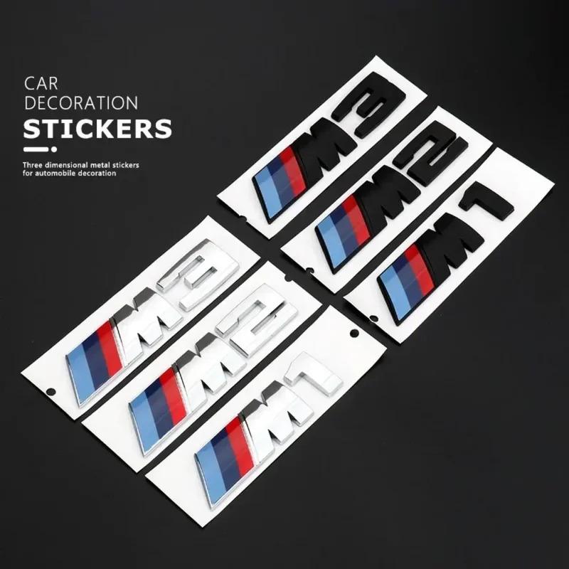 Original Car Size 3D Rear Trunk Emblem BMW F10 F20 F30 E90 F80 F87 X1 X2 X3 X4 X5m X6m M2 M3 M4 M5 M6Badge Car Stickers Logo