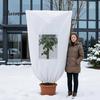 Frost Shield for Small Trees And Shrubs Plant Protection Cover with Viewing Window, Extra Thick Non-woven Winter Weatherproof Blanket Cold Climate