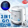 Mini Portable Water Cooled Air Conditioner Cooling Fan Air Conditioner With Water Tank Humidifier Purifier Usb Desktop AC 12V