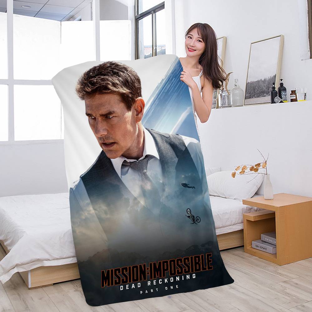 

Pop Movie Mission Impossible Microfiber Beach Towel Absorbent Quick dry Soft Yoga Swimming Resort Mountain Climbing Towel W40*H60(CM)