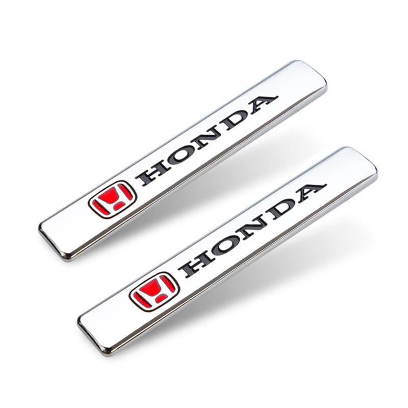 

Car Leaf Metal Stickers Auto Decoration Accessories For Honda civic accord fit jazz pilot CRV odyssey passport city shuttle HRV