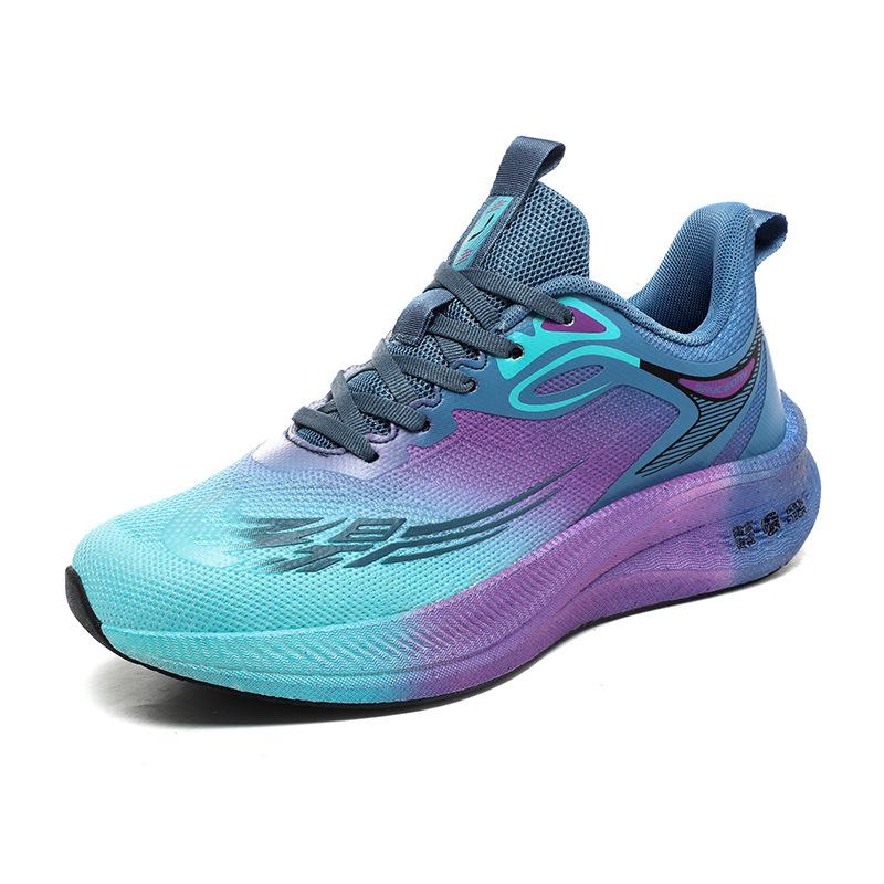 2025 New Running Shoes Shock Absorption Rebound Middle School Student Racing Running Shoes Sports Shoes Men's Jogging Shoes Soft Sole Versatile