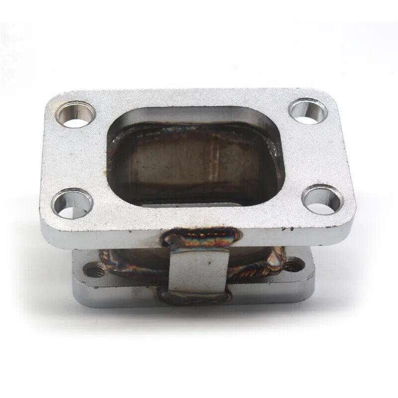 

T3-T2 T25 T28 Turbo Charger Manifold Flange Adapter Turbine Conversion Stainless Steel серебряный