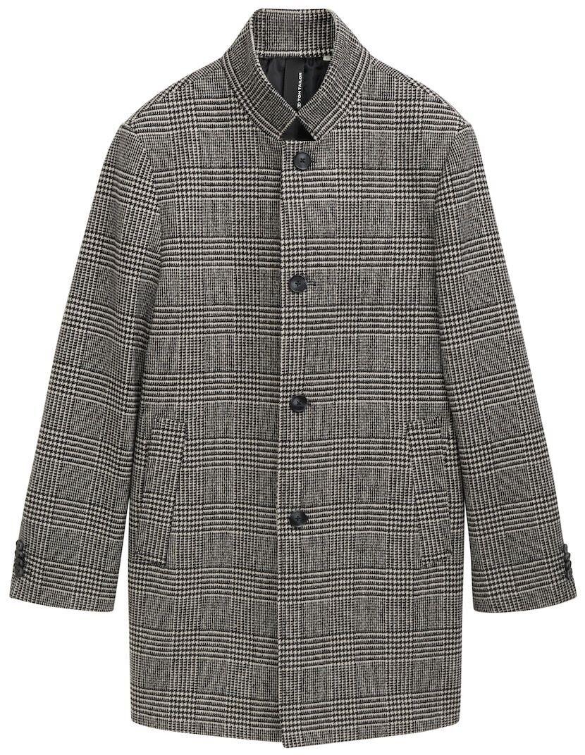 

Пальто Tom Tailor Mantel Mit Wolle (1042474) экрю черный хаундстоут L