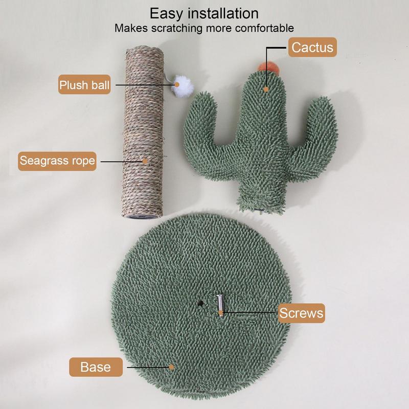 

Cactus Cat Scratcher Cat Posts And Scratchers Vertical Natural Kitten Scratch Poles Stable Nail Poles For All Indoor Kittens brazil