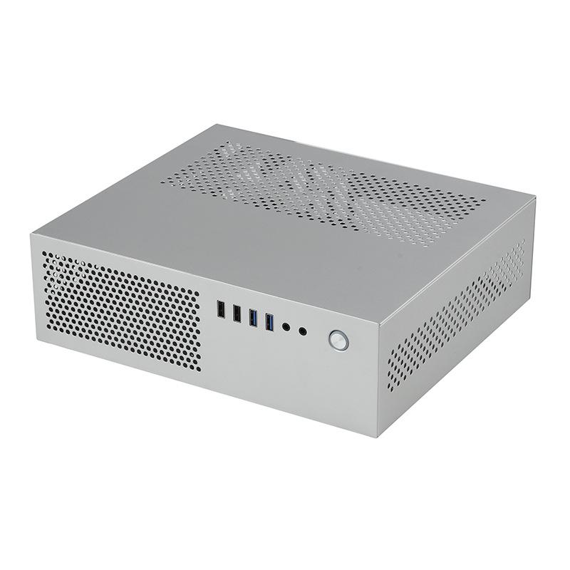 SKTC A10 Mini Horizontal/Vertical MATX 24x24 Motherboard 1U PSU 7.3L HTPC Computer Case