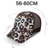 Leopard Print Ponytail Baseball Cap Net Cap Outdoor Sports Sun Hat