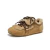 Fleece German Training Shoes, New Winter Platform Plush Snow Boots, Casual Sports Cotton Shoes