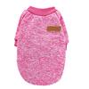 Fleece-Lined Thermal 2-Leg Pet Hoodie for French Bulldogs & Teddy, Winter Knit Sweater Small Medium Dogs Cats