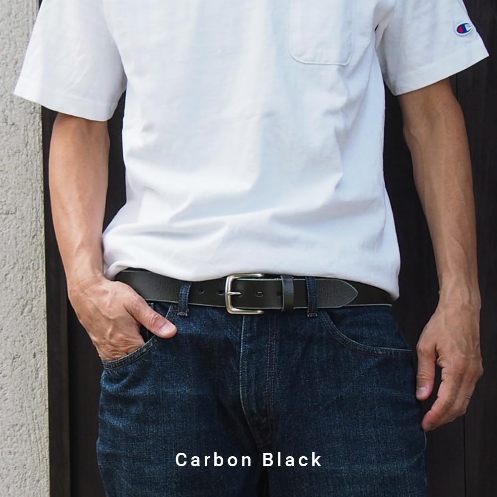 [KOGUMA BELT] Belt, Made in Japan, Enjoy the feel of leather, Basic, Cowhide, Handmade, Vegetable-tanned leather, Genuine leather belt, Men's and