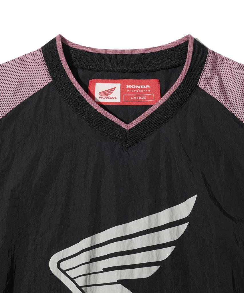 PHYPS MOTORCYCLE Speed Track Nylon T-Shirt Pink