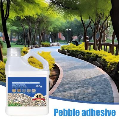 Stone Glue Quick Drying Landscape Adhesive Clear Waterproof Glue for Rocks Sealer Adhesive Stabilizer Outdoor Garden Gravel