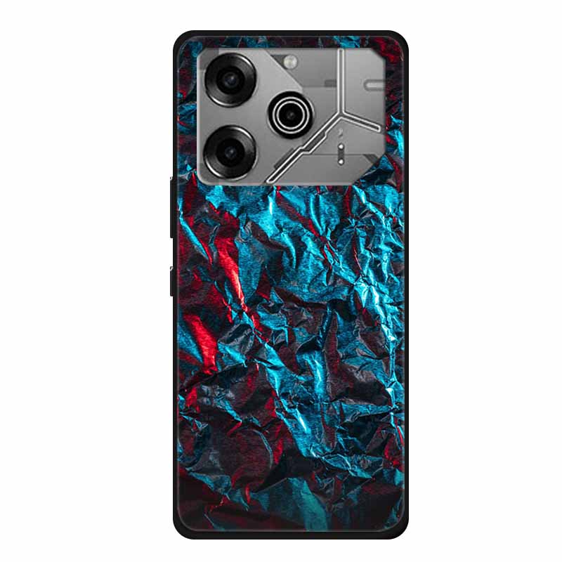 For Tecno Pova 6 Pro Case Marble TPU Silicone Soft Back Cover Phone Cases for Tecno Pova6Pro 5G LI9 Protector Mica Painted Coque