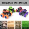 Monster Trucks for Boys, 4 Pack Pull Back Vehicles Cars for Toddlers, 360° Rotation 4 Wheels Drive Durable Friction Cars Powered Push and Go Toys