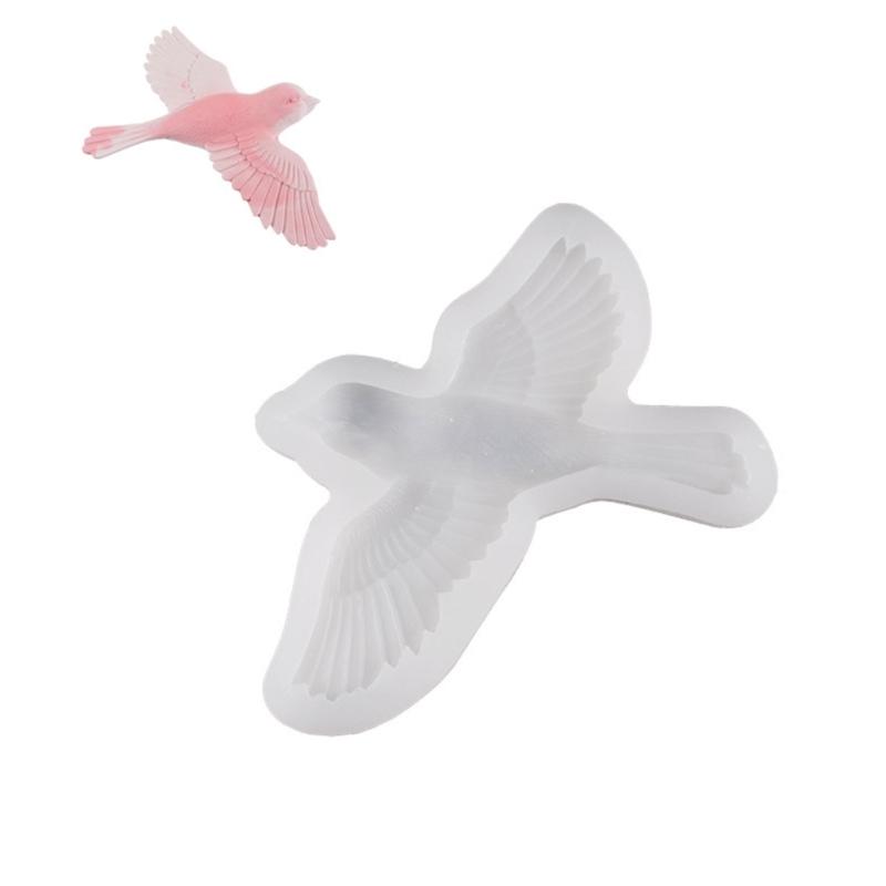 

3D Птицы Силиконовые Формы Украшения Торта Птицы Гипсовые Формы Настенная Живопись Подвеска Формы DIY Дропшиппинг