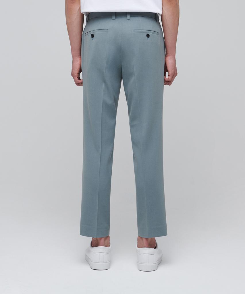 MUSINSA STANDARD Lightweight Tapered Hidden Banding Crop Slacks [Dusty Mint]