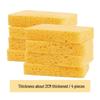 Natural Wood Pulp Nano Sponge for Durable Dishwashing and Oil Removal