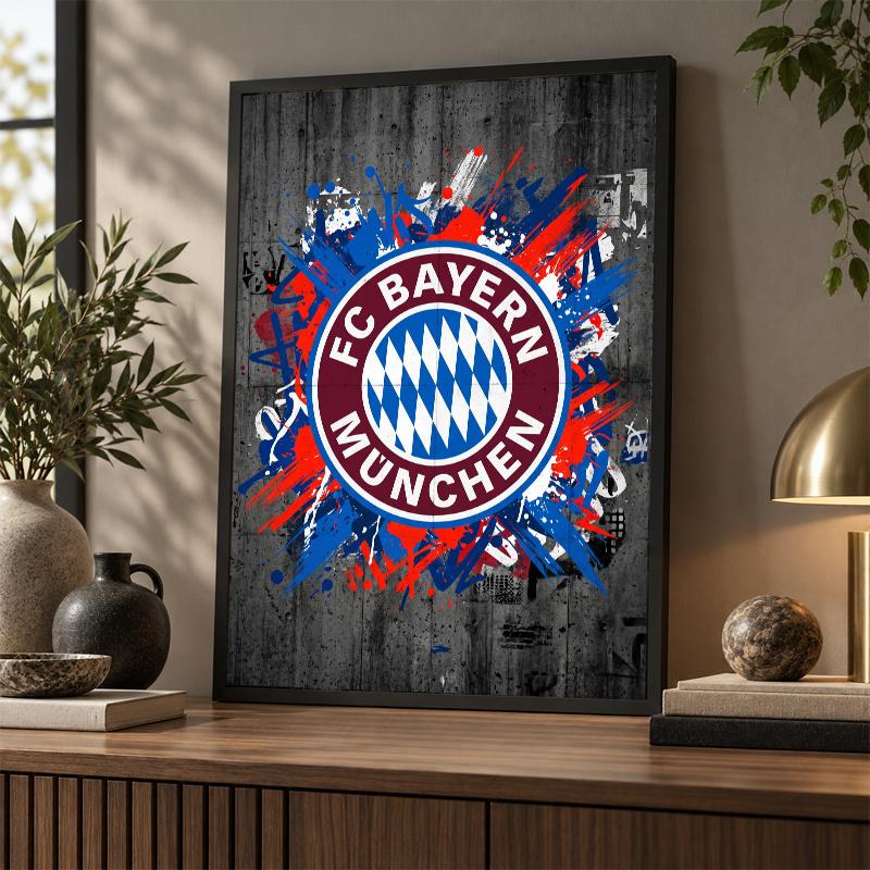 Kit Pictură cu Diamante Bayern München 5D Gaureală Completă DIY Mozaic cu Diamante Artă de Perete Decor Acasă