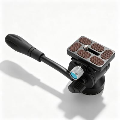 SENECESLI Video Tripod with Fluid Lightweight Aluminum 3kg Load for Camera and Mobile Phone Photography Head, Alloy, 360° Pan/Tilt, Capacity,