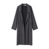 A New Large-sized Women's Autumn and Winter Long Knitted Trench Coat with A Sense of Design and Elegance