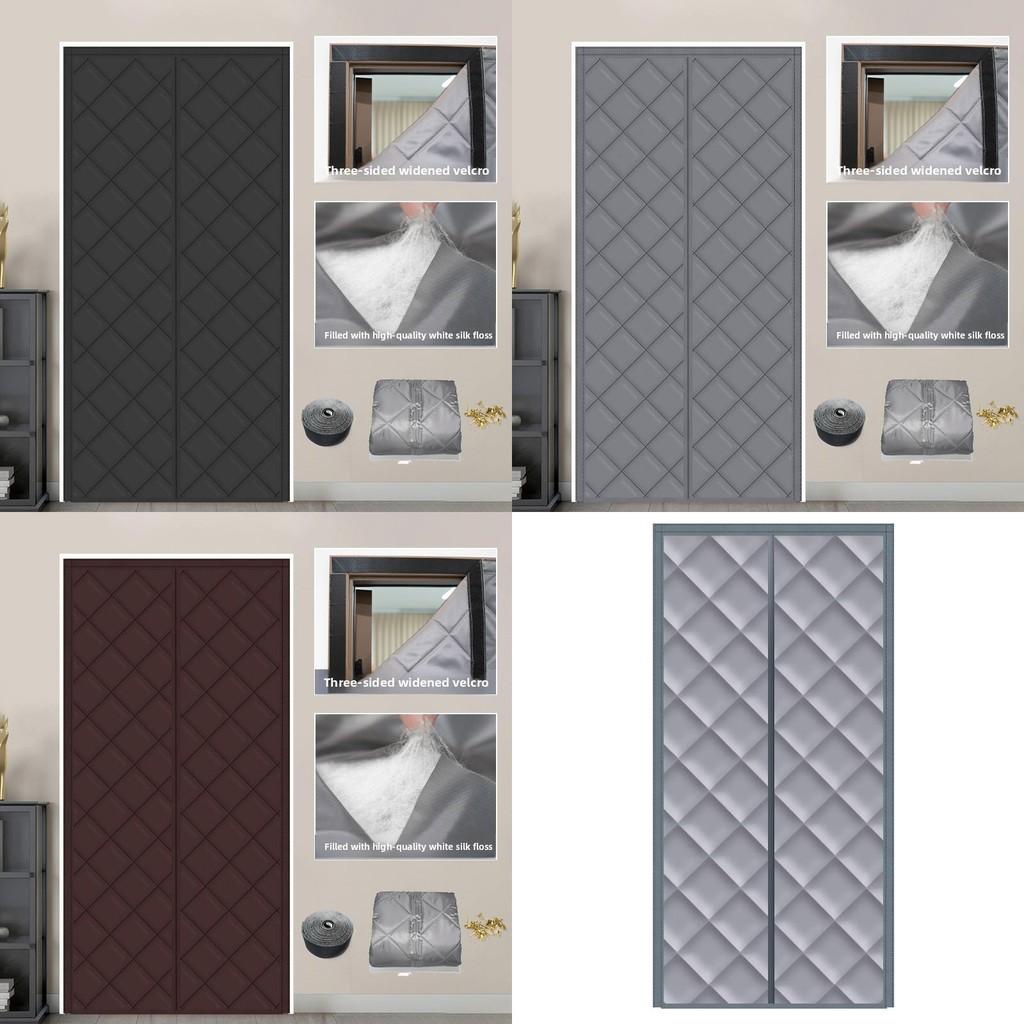 Thermal Cotton Door Curtain For Cold Weather Noise Reduction Bedroom