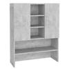 VidaXL Washing Machine Cabinet Concrete Grey 70.5x25.5x90 Cm 808390