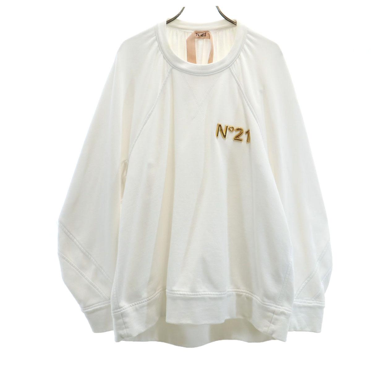 

N°21 made in Italy Long sleeve sweat trainer 3S White Women Used