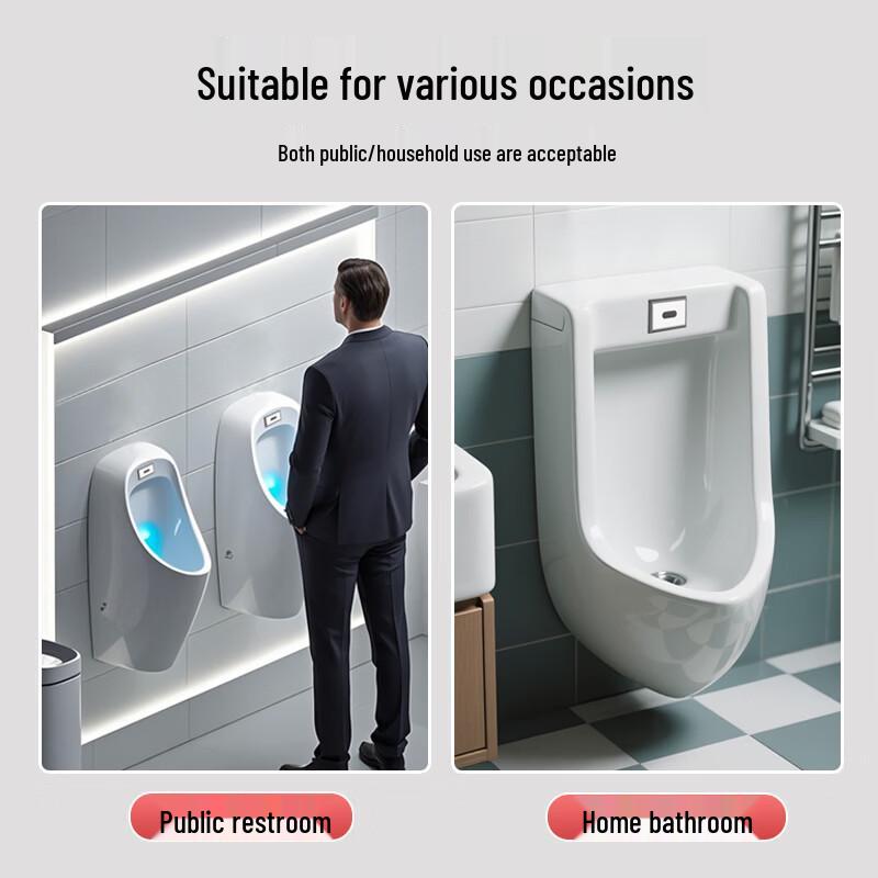 Whale Club Concealed Urinal Smart Sensor Flush Valve
