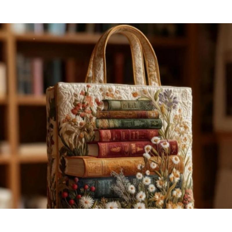 New Digital Printing Tote Bag Personalized Floral Quilted Tote Bag Tote Bag Shopping Bag Beach Bag