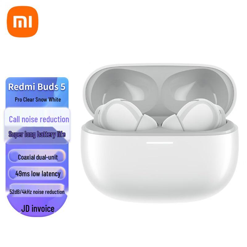 

Xiaomi Redmi Buds 5 Pro True Wireless Noise-Cancelling Earbuds