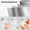 50 L Sensor Can, Sensor Bin with Soft-Close Lid, Fingerprint-Proof Stainless Steel, Silver Tone