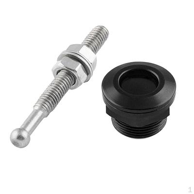 Edelstahl 22mm Druckknopf Haube Pins Lock Latch 3 Farben wählbar, schwarz