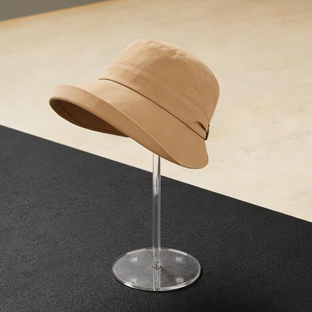 Acrylic Hat Stand Wig Display Holder Clear Domed Baseball Cap Holder with Pedestal Tabletop Organizer Baseball Cap Storage Rack