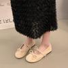 Moda Donna Autunno 2025 Scarpe Mary Jane da Donna con Fiocco a Farfalla Comfort Suola Morbida Ballerine Calzature Casual da Donna