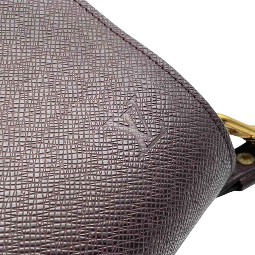 Used LOUIS VUITTON Clutch Bag Taiga Taiga BaikalClutch Bag Bordeaux Leather Mens