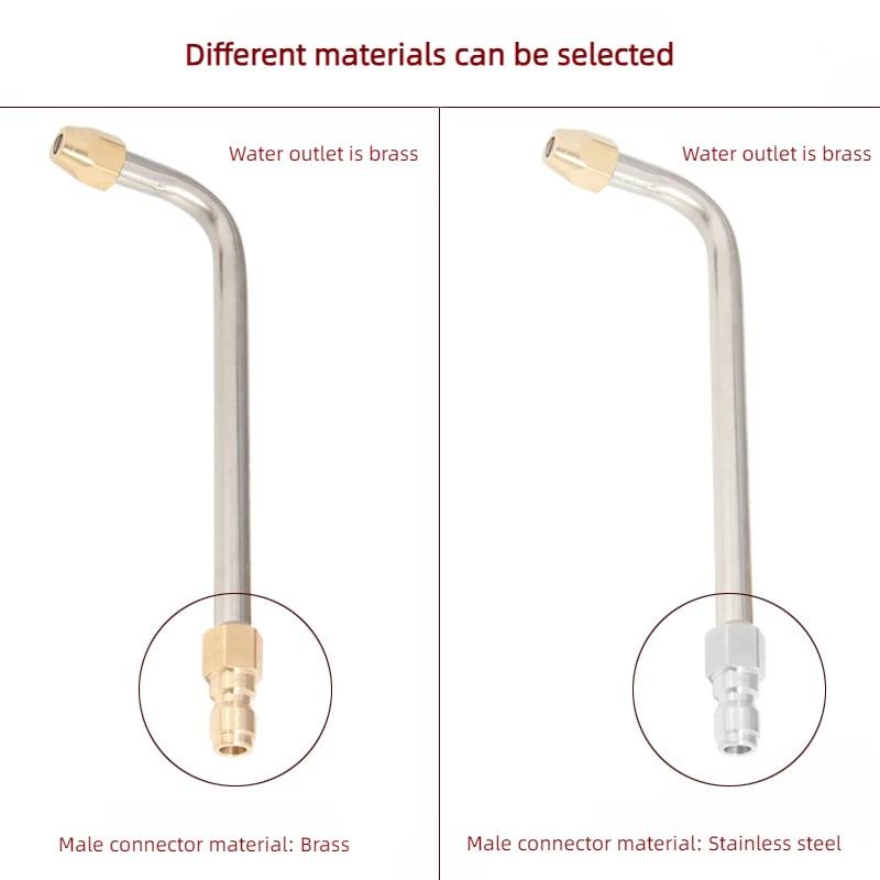 1/4 Quick - Plug Rod Brass&Stainless, Multiple Angles&Sizes, High - Pressure - Comparable for Car Wash, Yard Clean&More